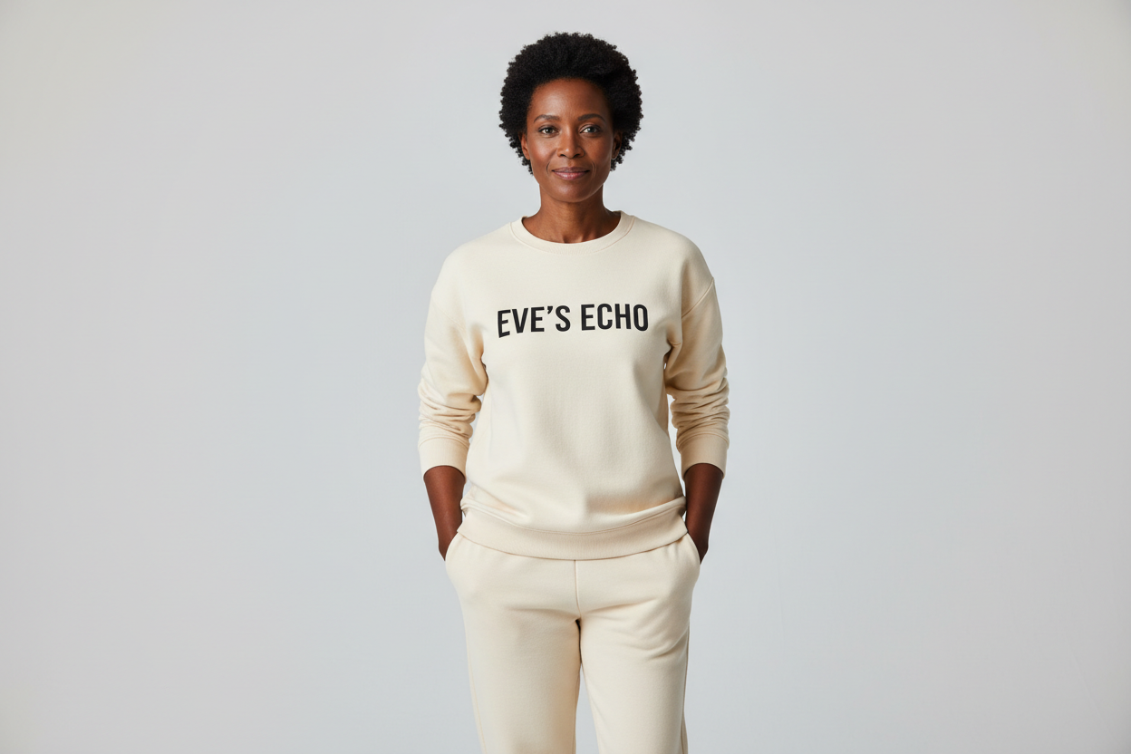 The color of the sweatsuit should be bone. 